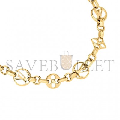 LOUIS VUITTON CRAZY IN LOCK NECKLACE M00373